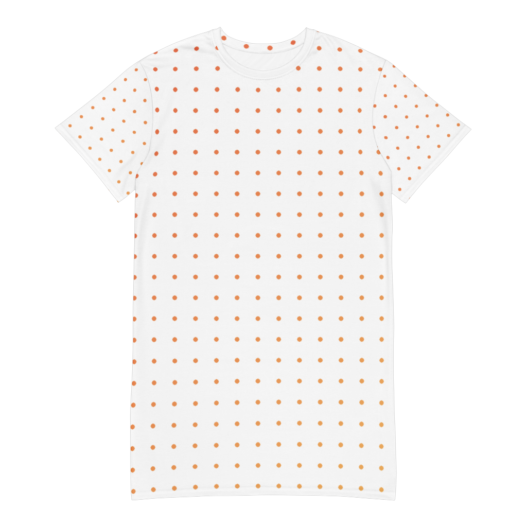 All-Over Print T-Shirt Dress